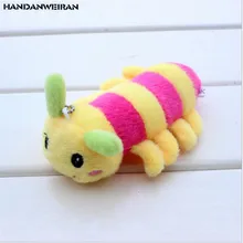 New 1pcs creative plush toys Cute caterpillar doll Small pendant wedding gift for girl and boy 13cm wholesale random color New 1pcs creative plush toys Cute caterpillar doll Small pendant wedding gift for girl and boy 13cm wholesale random color