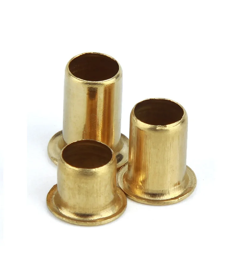 500 PCS M2.5 * 2.5/3/3.5/4/5/6/7/8 MM rebites De Cobre de bronze Oco lados Dobro PCB Placa de Circuito unhas vias De Cobre Milhos