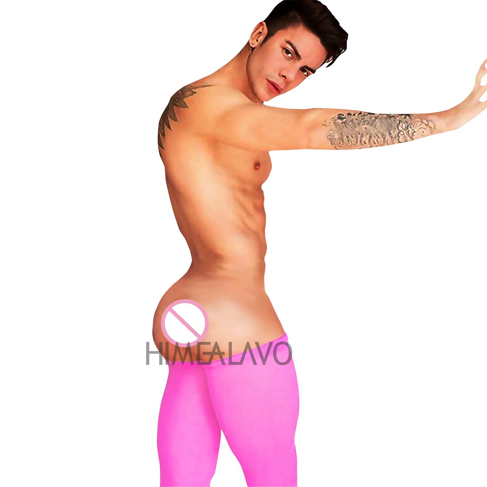 HIMEALAVO hot Sexy Gay Mens bodystocking Opaque Nylon Thigh High Stockings Male stockings 11 colors -