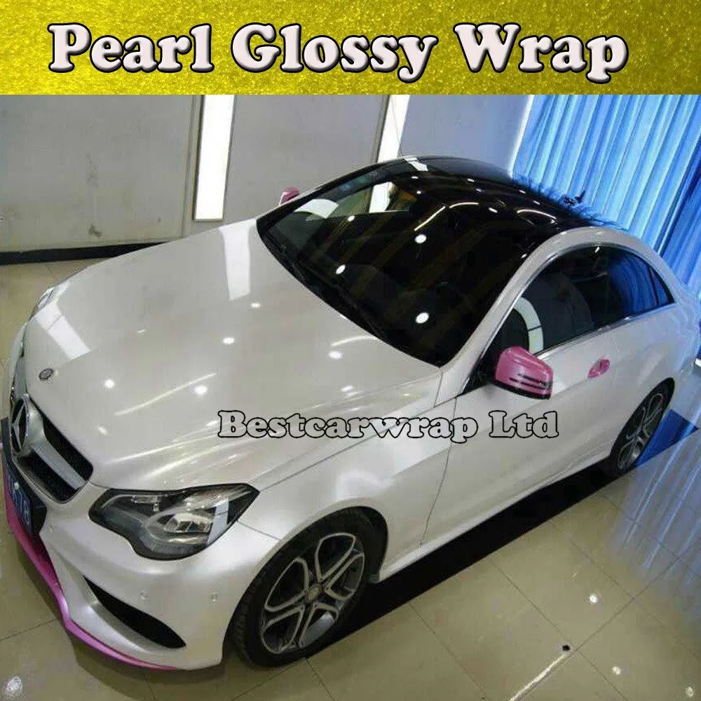 Glossy Pearl White Vinyl Wrap