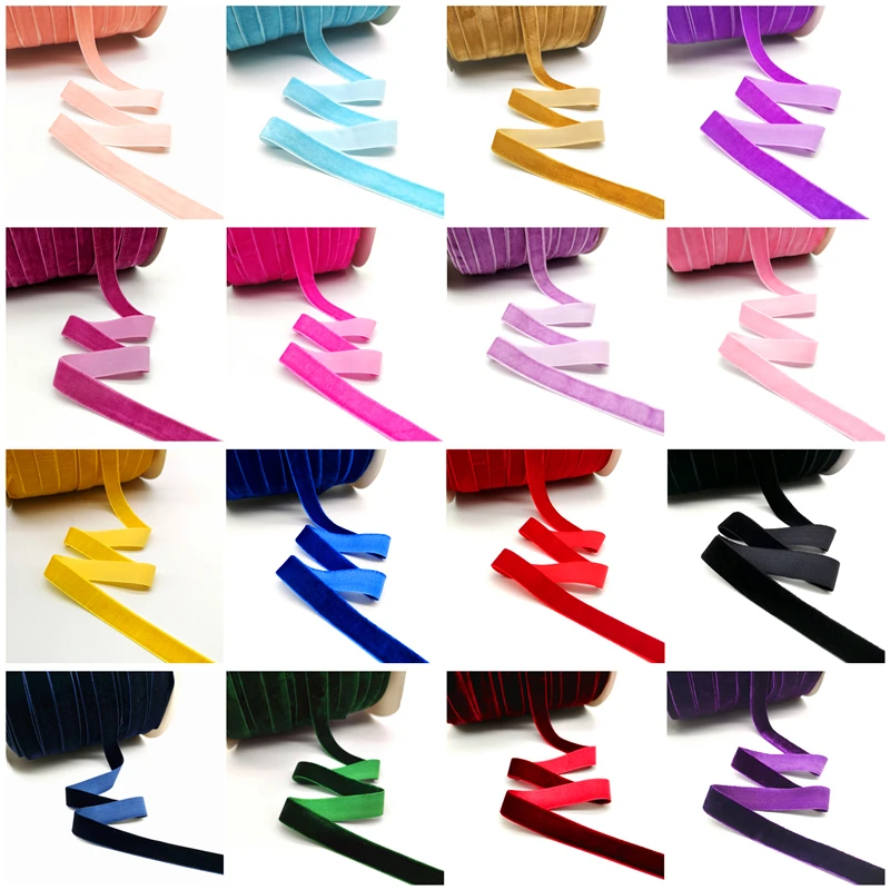 5 Yards 625mm Velvet Ribbon Wedding Party Decoration Handmade Ribbon