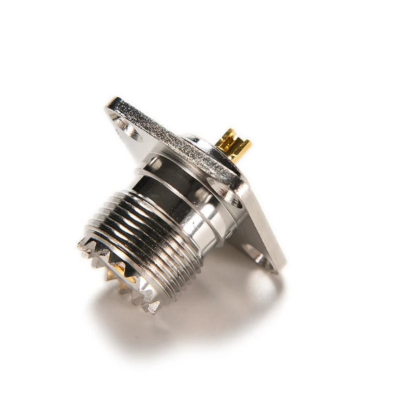 1 шт. разъем для паяльной панели So239 Uhf 4 отверстия 25 мм|connector panel mount|connector jackconnector female