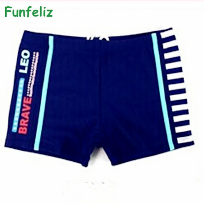 Funfeliz/купальный костюм для мальчиков, 2 цвета, купальный костюм для мальчиков возрастом от 5 до 15 лет, боксеры, купальный костюм для мальчиков купальный костюм