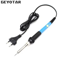 Электрический паяльник с регулируемой температурой 220 В/110 В 60 Вт с вилкой EU/US, инструменты для ремонта сварочных работ, ручные инструменты для самостоятельной сборки, Ремонтный инструмент для припоя