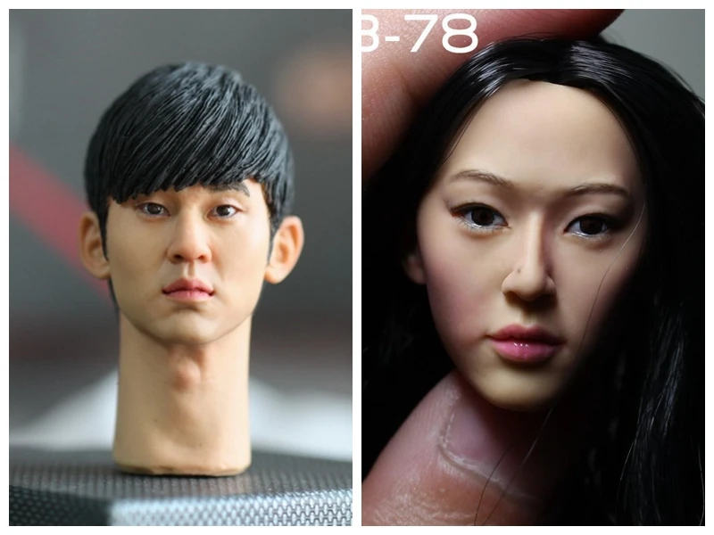

Estartek 1/6 KM13-78 Jun Ji-hyun&KM13-79 Jin Xiuxian Head Sculpt My Love From The Star for 12" Collectible Action Figure DIY