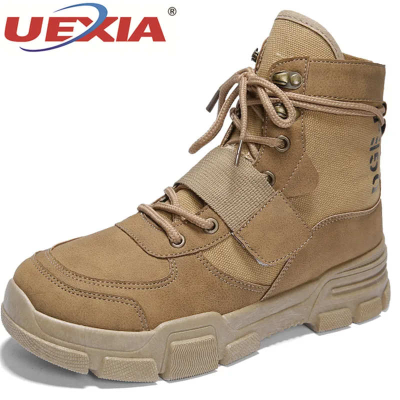 

UEXIA Spring/Autumn Men Canvas Shoes Fashion Men Ankle Boots Lovers Casual Shoes Male Botas High Quality Men Boots Footwear