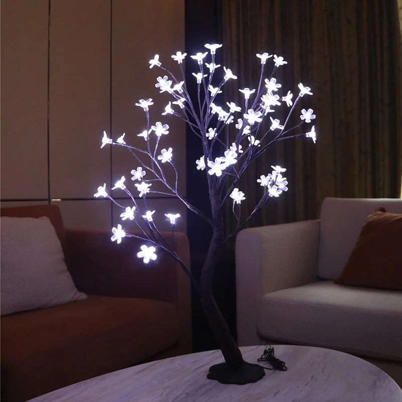 

Cherry Blossom Flower Tree Lights Artificial Base Lighted Branches Fairy String Led Decoration Lights