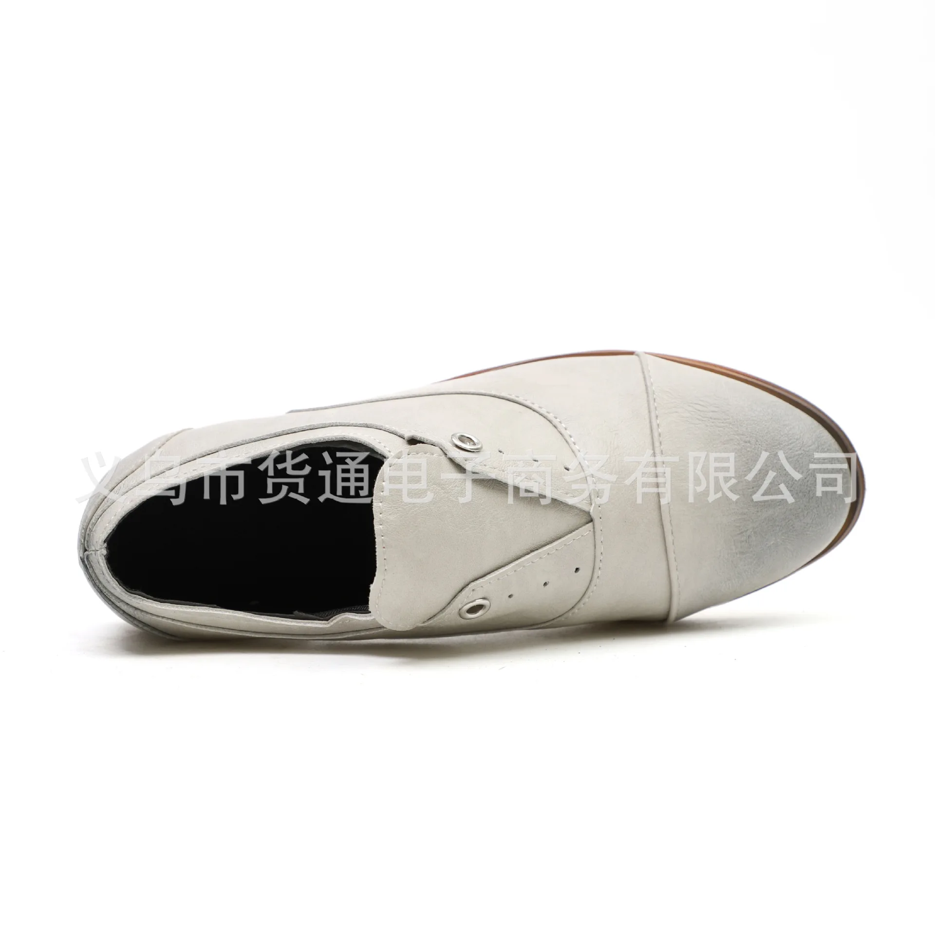 

2019 European And American Large Size Ladies Pointed Square With Lace Paint Fashion Retro Simple Non-slip Wear