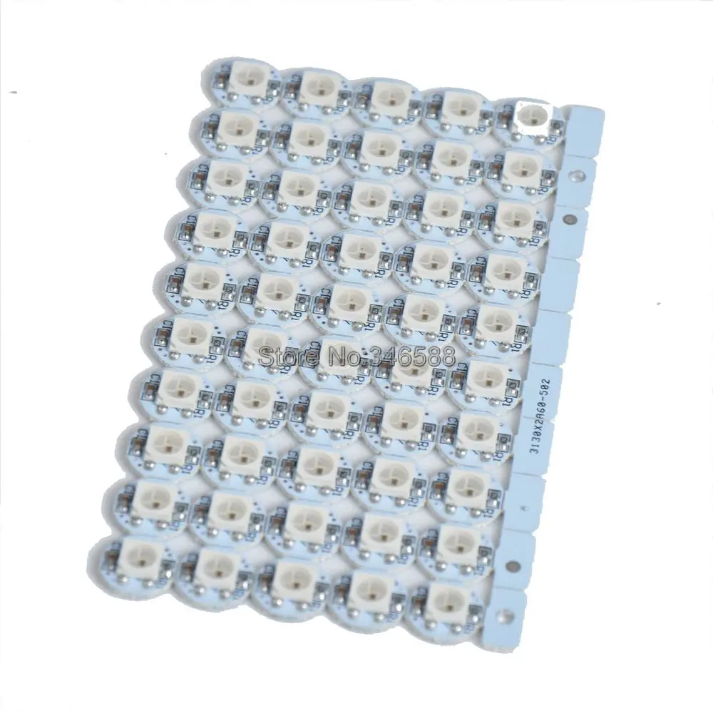 10 100 шт. DC5V WS2812B индивидуально адресуемый RGB Полноцветный встроенный WS2811 IC 5050 SMD
