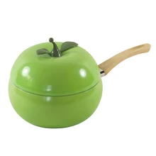Горшки для кухни суповый горшок фрукты кастрюля алюминиевая антипригарная форма яблока без дыма кухонные инструменты кухонная посуда
