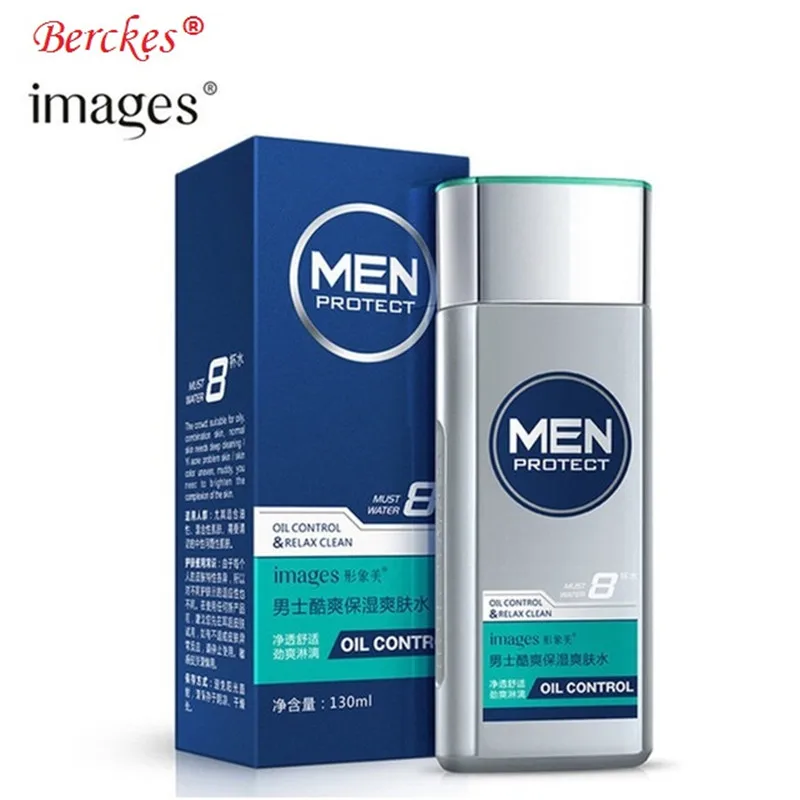 HOT Images Man fresh moisturizing toner filling water oil pores balance grease deep and refresh skin care |