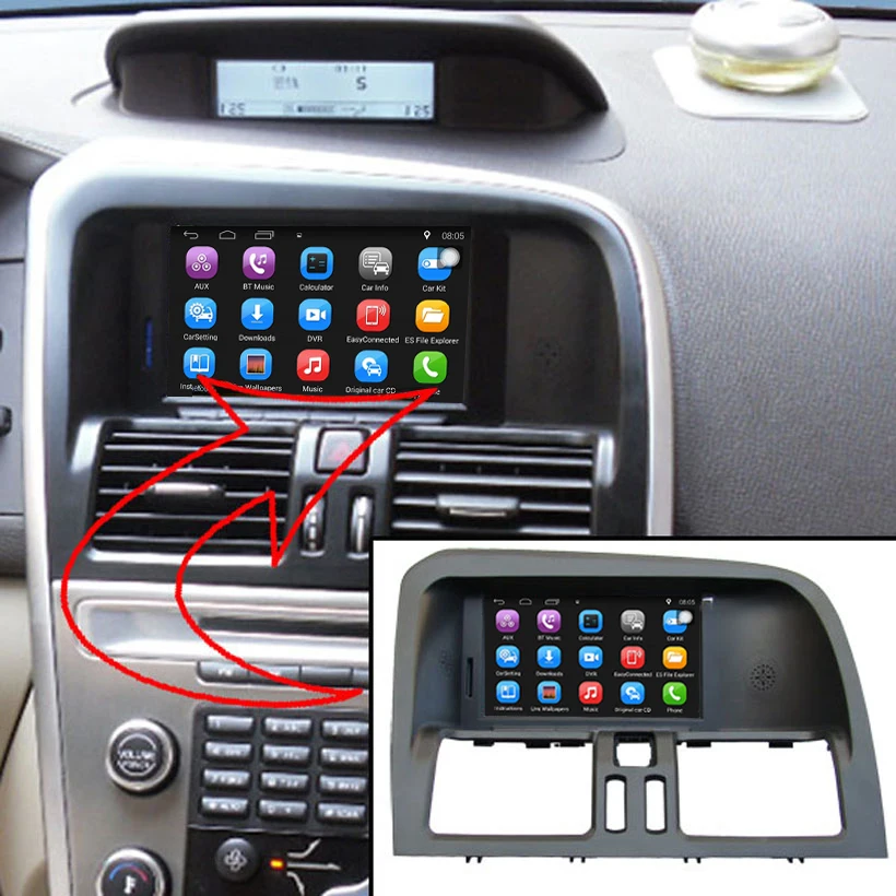 6.2 inch Android Car GPS Navigation for VOLVO XC60 Car