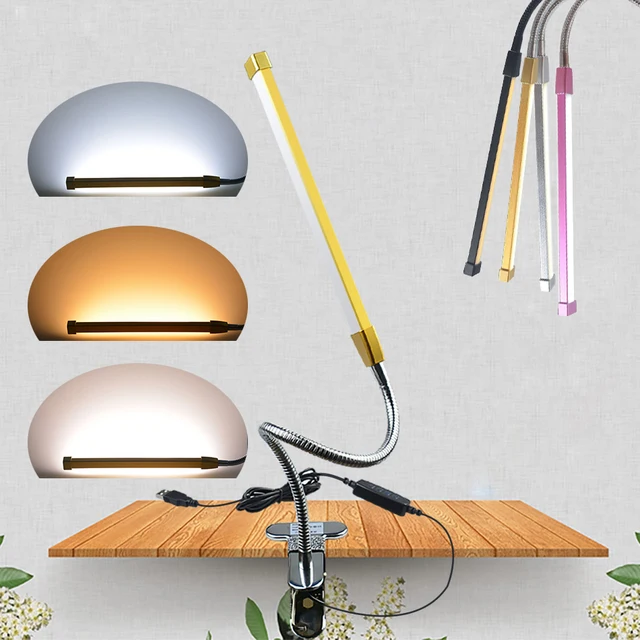 Clip On Bedroom Light Design Ideas Usb Led Book Light With Clip Student Lamp Eye Protection Reading