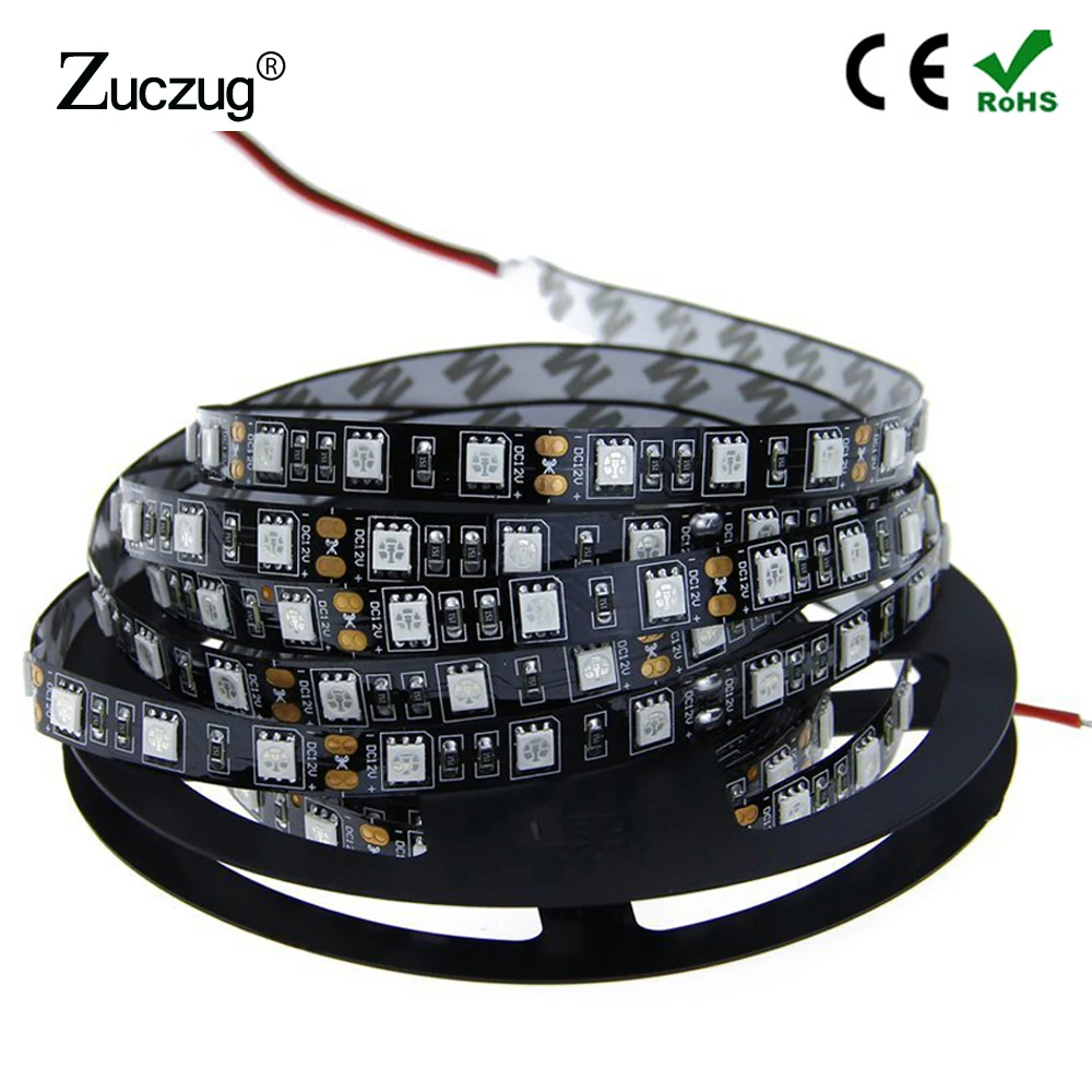 Buy LED Strip DC 12 V volt 5050 5M Warm White 60Led/m Not Waterproof Flexible