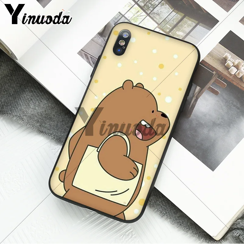 Yinuoda we bare bears lovely cartoon Custom Photo Soft Phone Case for Apple iPhone 8 7 6 6S Plus X XS MAX 5 5S SE XR Cover Yinuoda we bare bears lovely cartoon Custom Photo Soft Phone Case for Apple iPhone 8 7 6 6S Plus X XS MAX 5 5S SE XR Cover