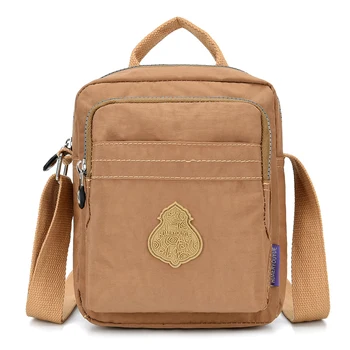 

Women Fashion Solid Color Zipper Waterproof Nylon Shoulder Bag Female Crossbody Bag Ladies Bolsa Waterproof Travel Messenger Bag