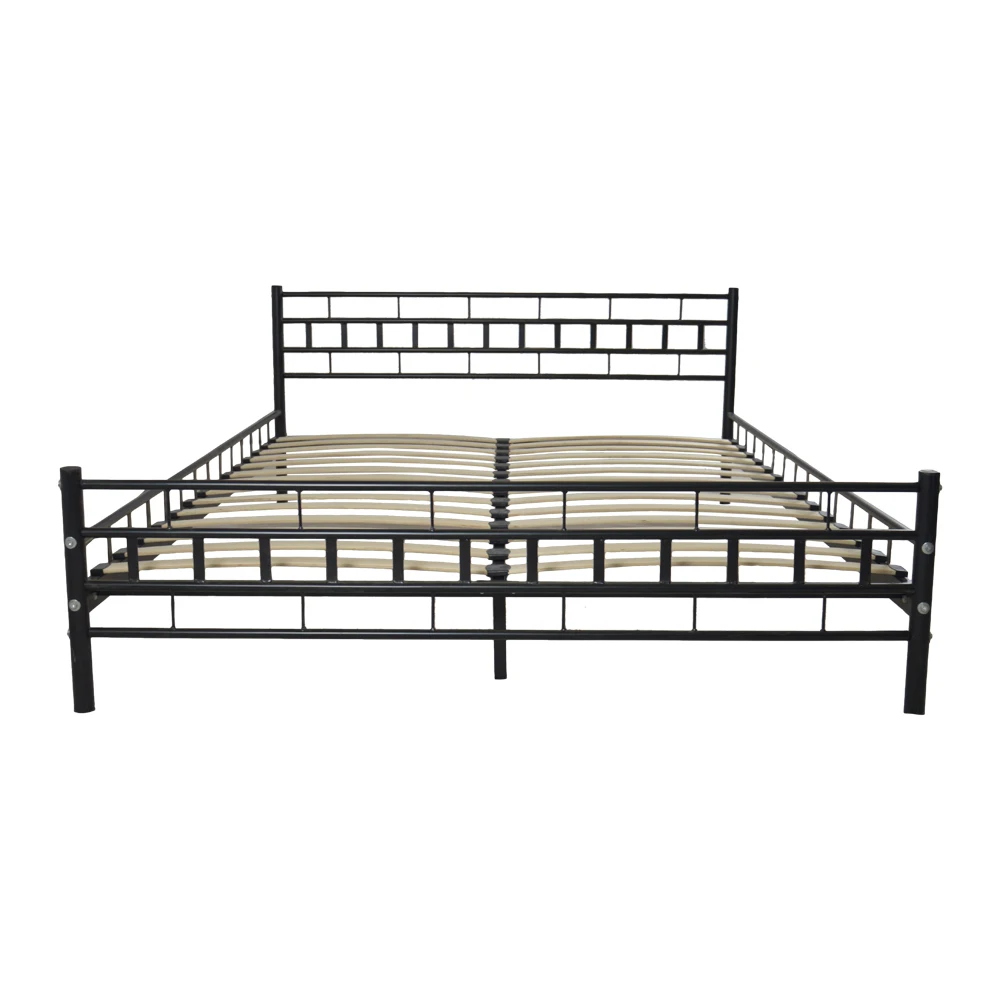King Size Metal Bed Frame with Slat Dropshipping King Size Metal Bed Frame with Slat Dropshipping