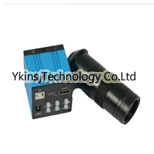 

14MP HDMI Microscope Camera + 100X C Bayonet Lens for Industrial Lab PCB USB Output TF Card Recorder