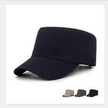 LCPEO модная мужская военная шапка Весенняя новая Солнцезащитная шляпа ретро промытая плоская кепка
