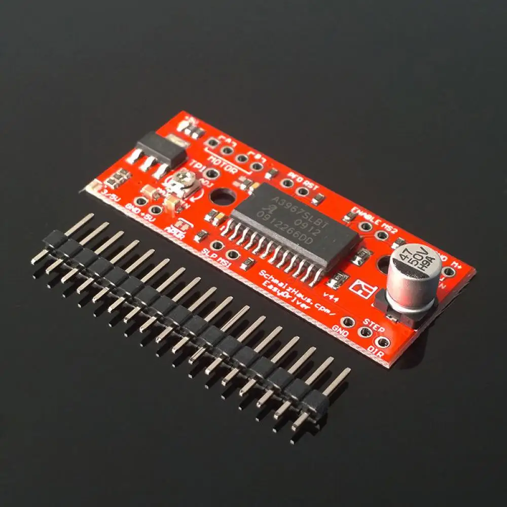 

EasyDriver Shield Stepping Stepper Motor Driver V44 A3967 For Arduino Support 4/6/8 Wire Steppers 7V-30V Free Shipping