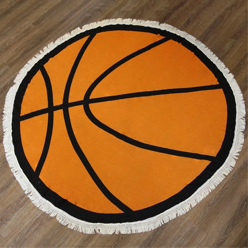 160 CM Katun Sepak Bola Basket Voli Tenis 3D Pantai Syal Musim Panas