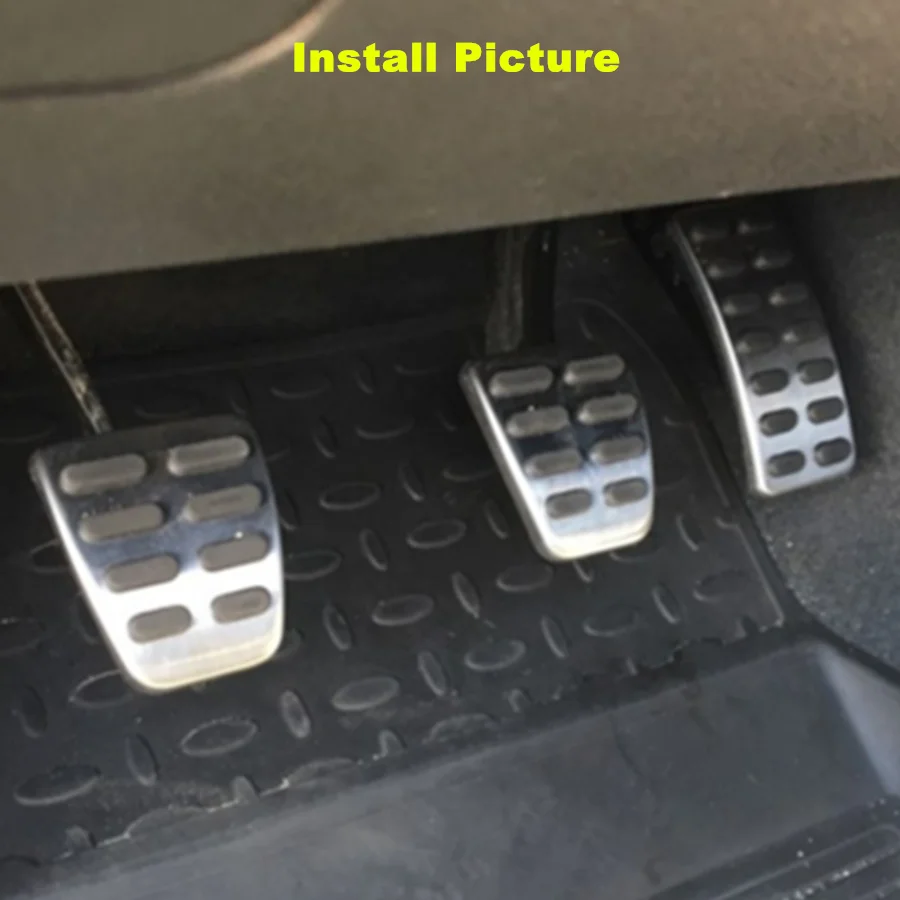 

Manual Car Accelerator/Gas Brake Clutch Pedal Pads For Hyundai Accent Verna Ix25 Solaris Sedan Hatchback For Kia K2 Rio Soul KX3