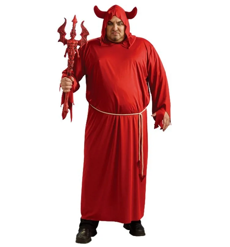 Adult Christmas Party Outfit Fancy Costume Christmas Male Satan Costume