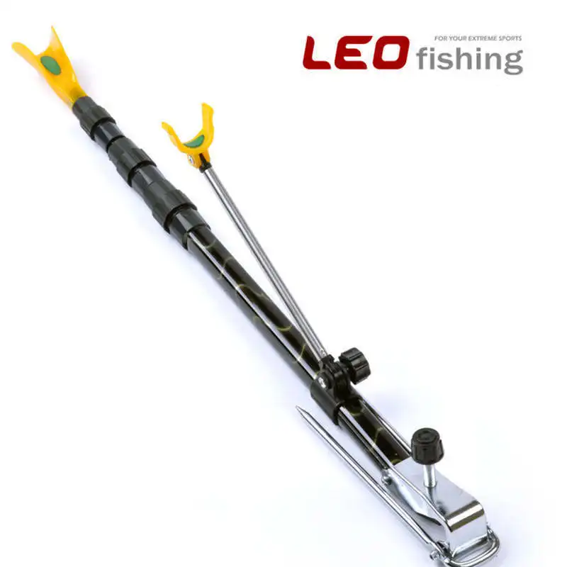 

Fishing Rod Support Stand Aluminium Alloy 1.m/1.7m Ground Holder Adjustable Bracket Stand Outdoor Fishing Accessoires Tackles