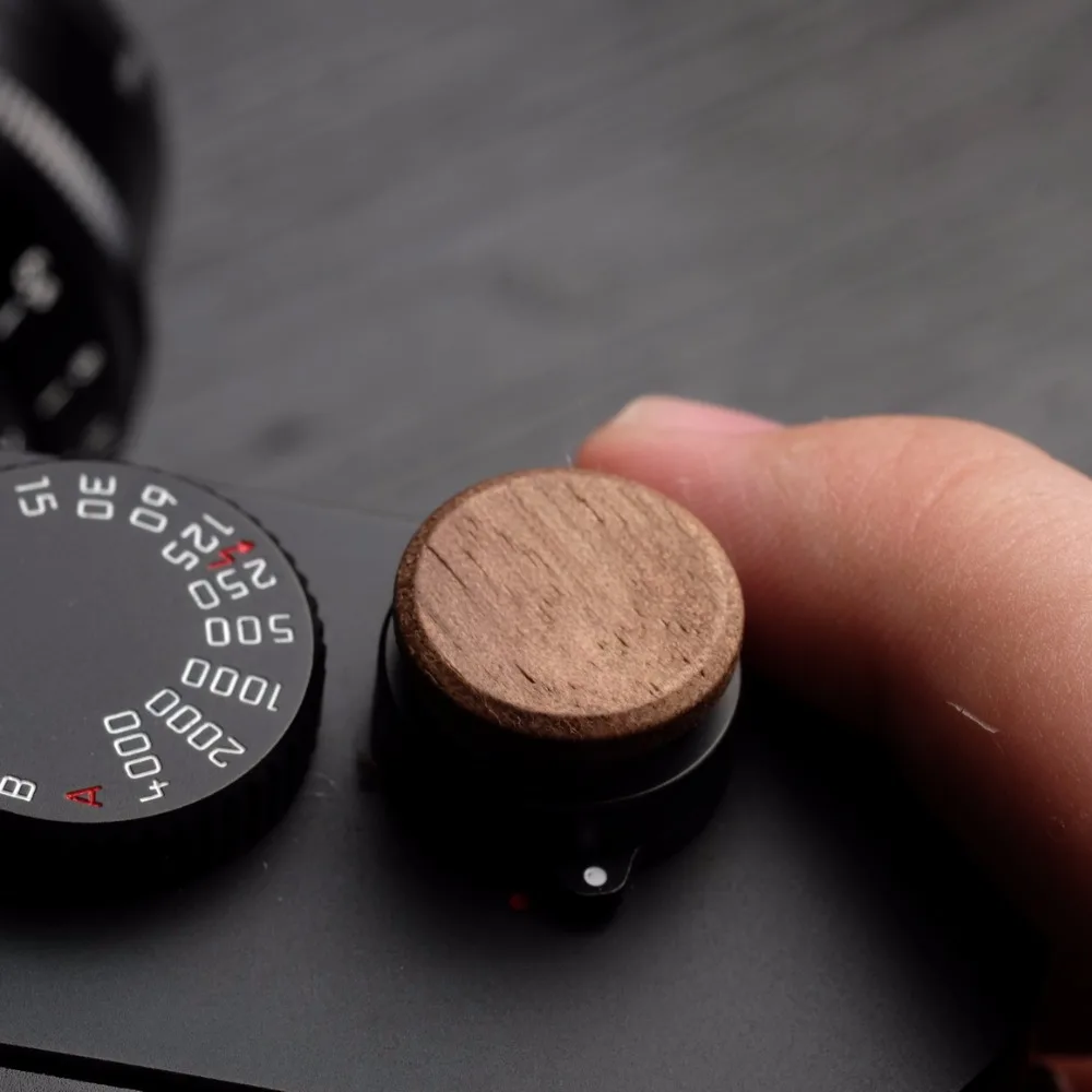 16mm Wooden Wood Soft Shutter Release Button For Fuji Fujifilm X100F