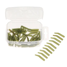 50 шт./партия рыболовные снасти Выравнивающий Карп рукав для рыболовного крючка установка для волос Линия Мягкая анти клубок рыболовные снасти