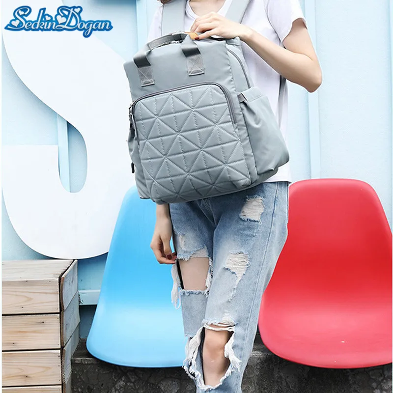 

SeckinDogan Baby Diaper Bag Thermal Insulation Baby Nursing Backpack Multifunctional Bag for Stroller Waterproof Nappy Backpacks