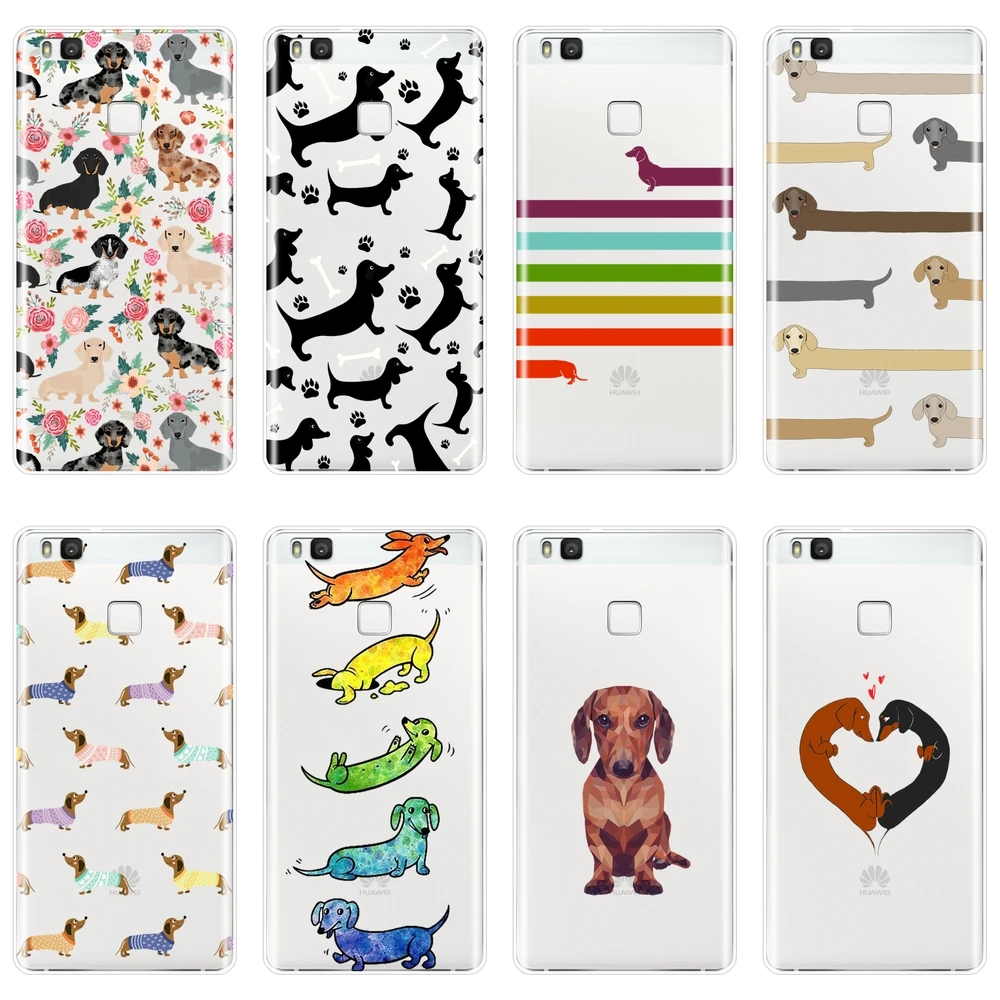 Back Cover For Huawei P9 Lite Mini P10 Plus P Pro P Smart Dachshund Dog Phone Case Silicone For Huawei P8 P9 P10 P Lite 17 Phone Case Covers Aliexpress