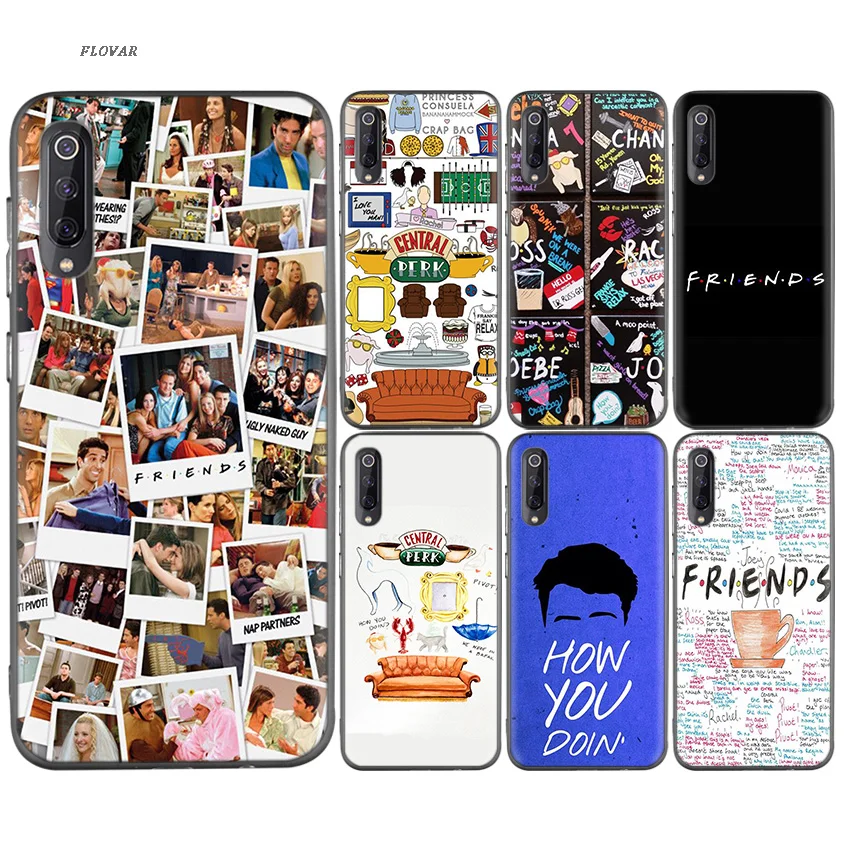 

Friends Together Case For Xiaomi 9 8 A2 lite A1 Play Xiomi Redmi Note 7 6 5 Pro 4X 4 5 Plus Case Black Soft TPU Cover