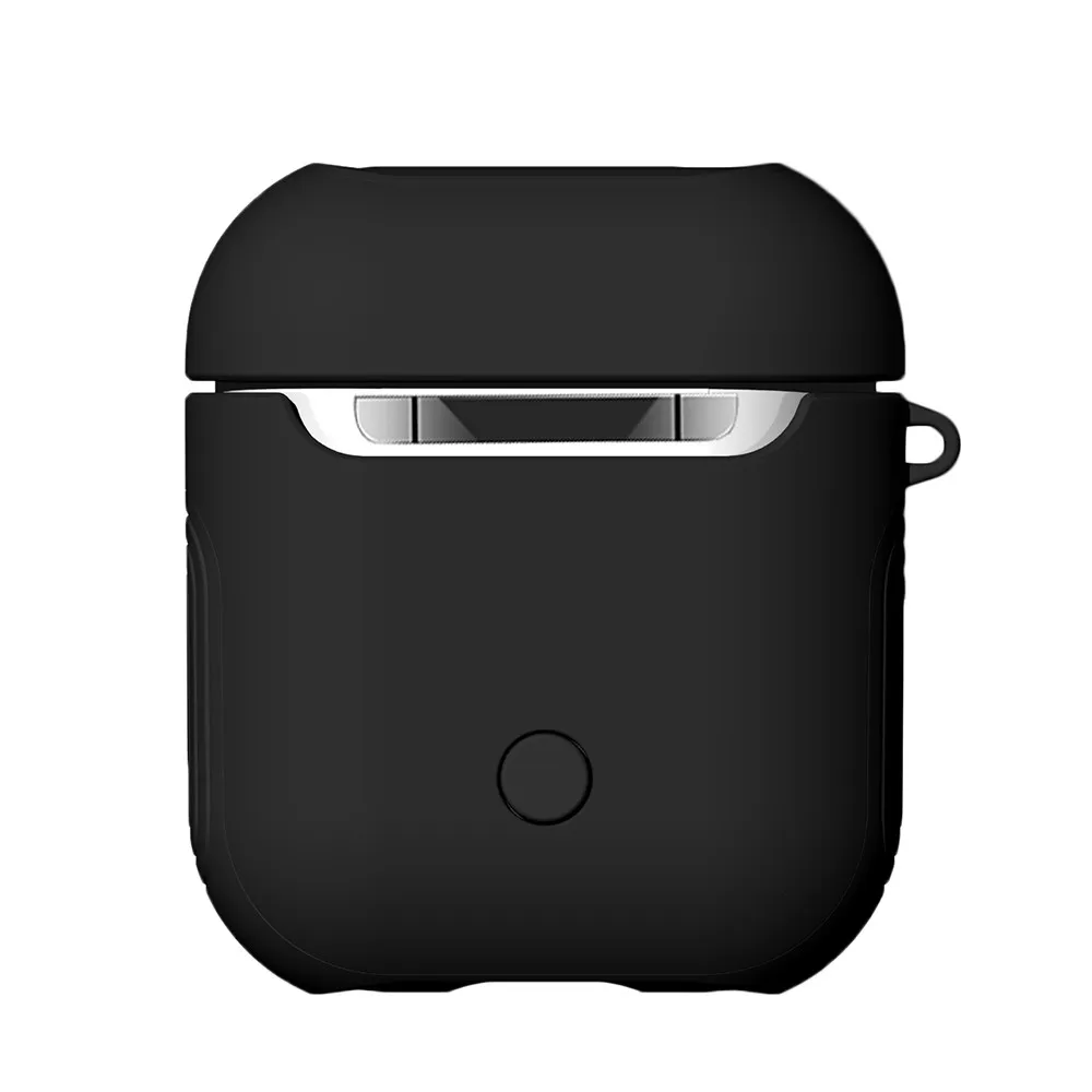 Color Earphone Silicone Portable Storage Case Cover Waterproof Wireless With Anti-lost Keychain Glitter Case For Airpods Apple