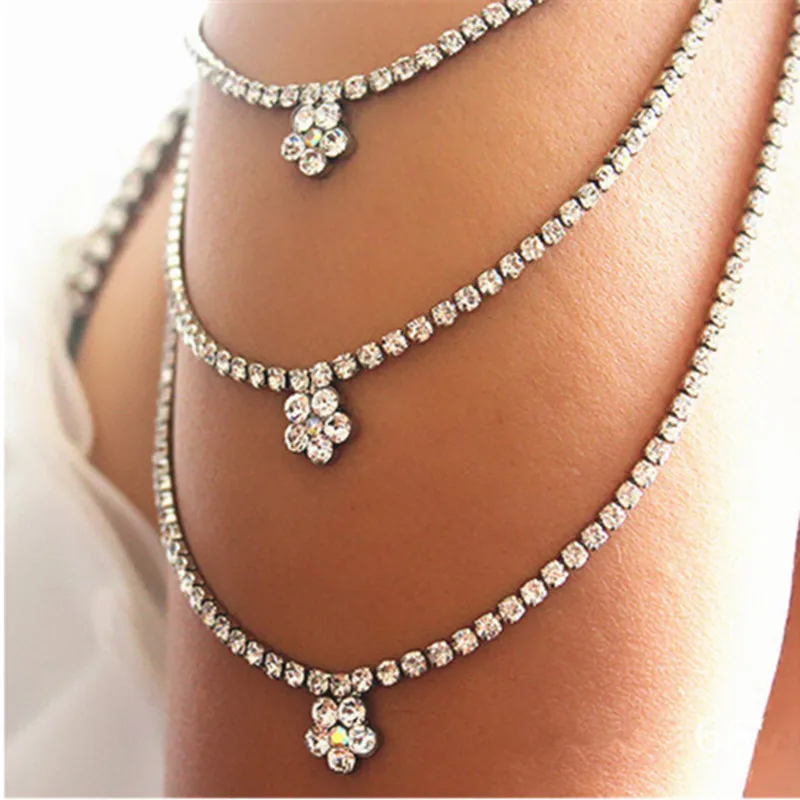 2018 Clear Rhinestones Invisible Bra Straps Women's Shoulder Adjustable Bra Accessories Cross