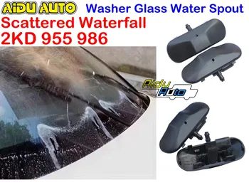 

Foggy Scattered Waterfall Windshield Washer Glass Water Spout For A1 A3 A4 A5 A6 A7 Q3 Q5 spray glass water nozzle