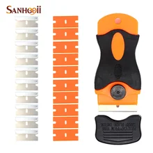 Инструмент для тонировки окон, керамический скребок для краски в стеклянной духовке, клеевой стикер, нож, Очищающий скребок 1,", лезвие, пластиковая ручка