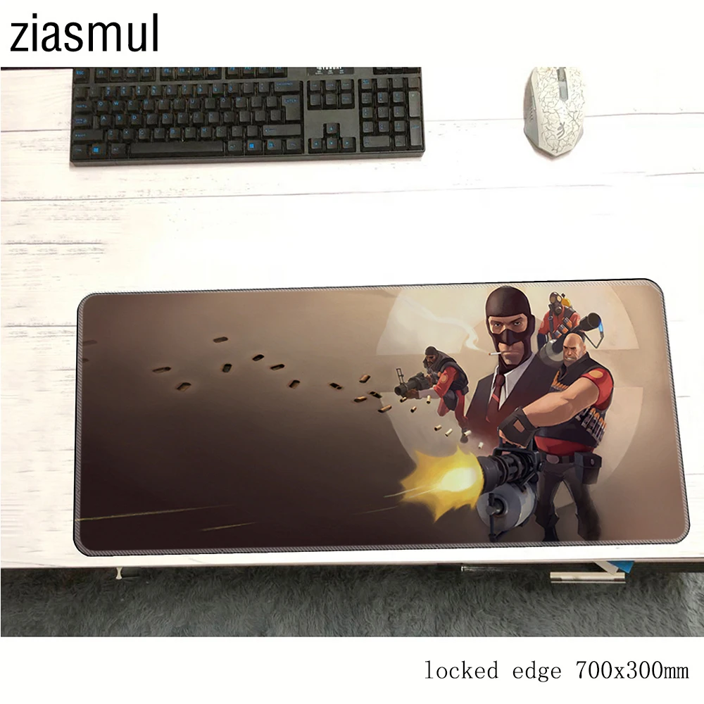 Коврик для мыши team fortress 2 700x300x3 мм гелевый компьютерной игровые аксессуары коврик