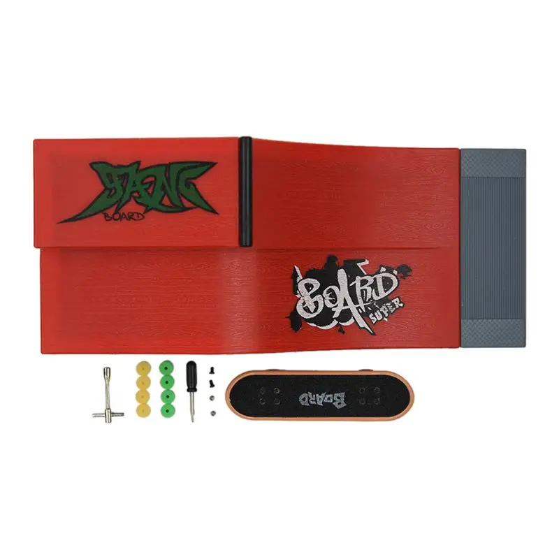 Скейт парк рампы Запчасти для Tech Deck накладка Ultimate парки Red|Аксессуары| |