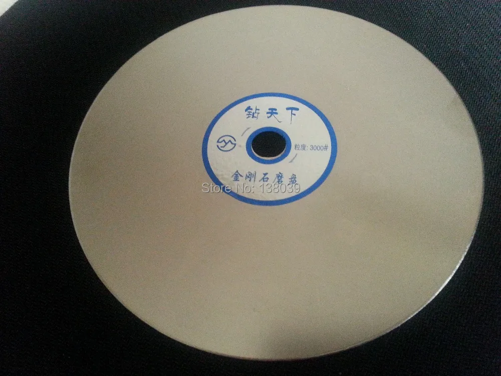 6 inch diamond flat polishing lap discs for lapidary , polishing pads grit #3000