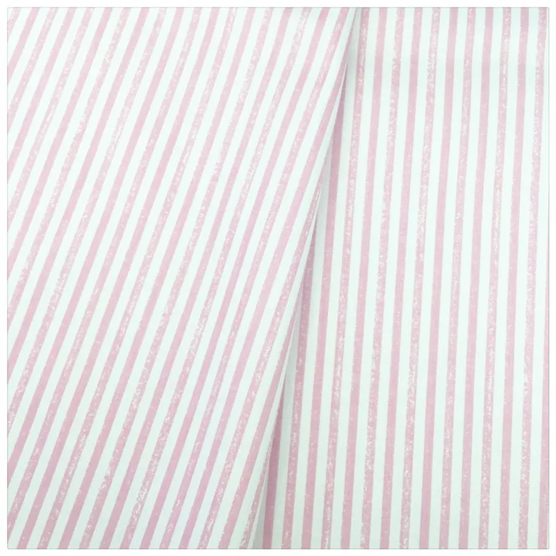 Syunss, ретро розовые полосы печатных хлопчатобумажная ткань DIY Tissu лоскутное Telas Швейные Детские игрушки постельные принадлежности стеганая ткань ремесло Tecido