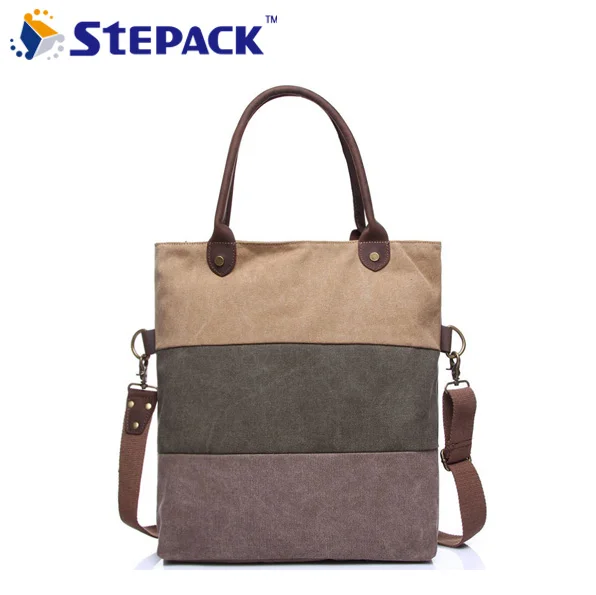 

2017 Latest Europe Large Women Canvas Bag Leisure Vintage Crazy Horse Leather Messenger Bag Ladies Bag WMB0186