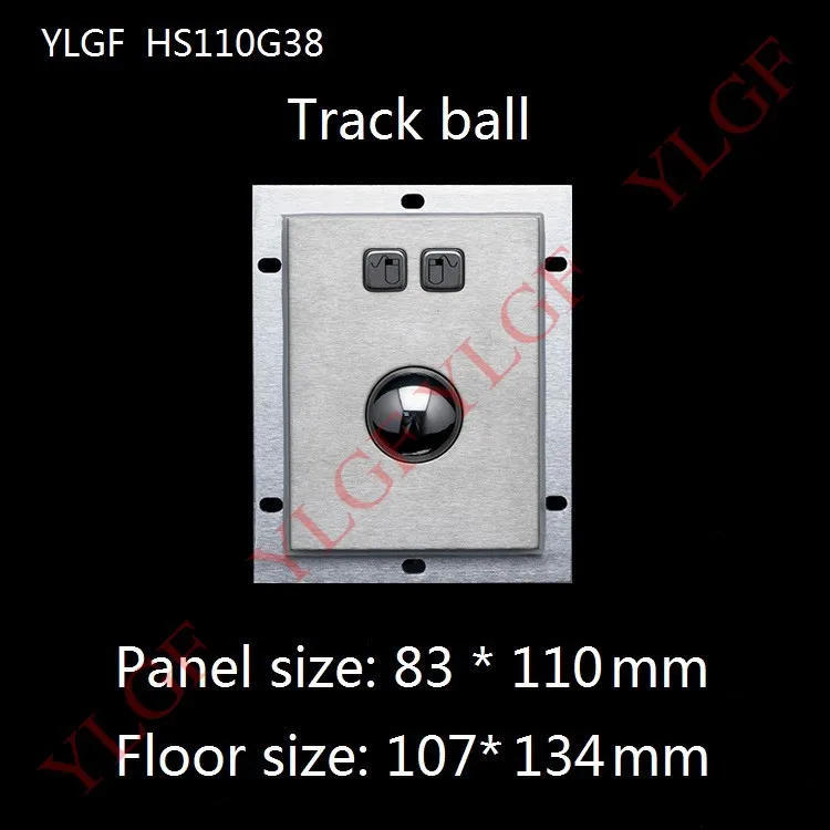 Трекбол мышь YLGF HS110G38-U USB интерфейс Встроенный промышленный мышь водонепроницаемый(IP54), пыль, анти