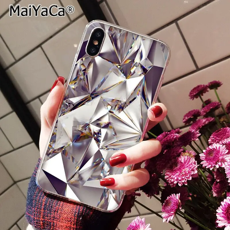 MaiYaCa Diamond Pieces Phone Case For iphone 11 Pro 11Pro MAX 8 7 6 6S Plus X XS MAX 5 5S SE XR