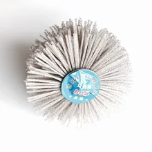 1 шт. 80# DuPont нейлон Сделано шлифовальная насадка для полировки колеса для дерева корень резьба padauk мебель грубая шлифовка