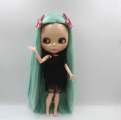 Кукла blygirl blyth светло зеленый прямые волосы 30 см голый ребенка средства ухода за кожей Объединенный корпус 19 суставов можно поворачивать