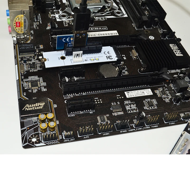 Pci-e express 1x slot riser card extender Pci-e express 1x slot riser card extender