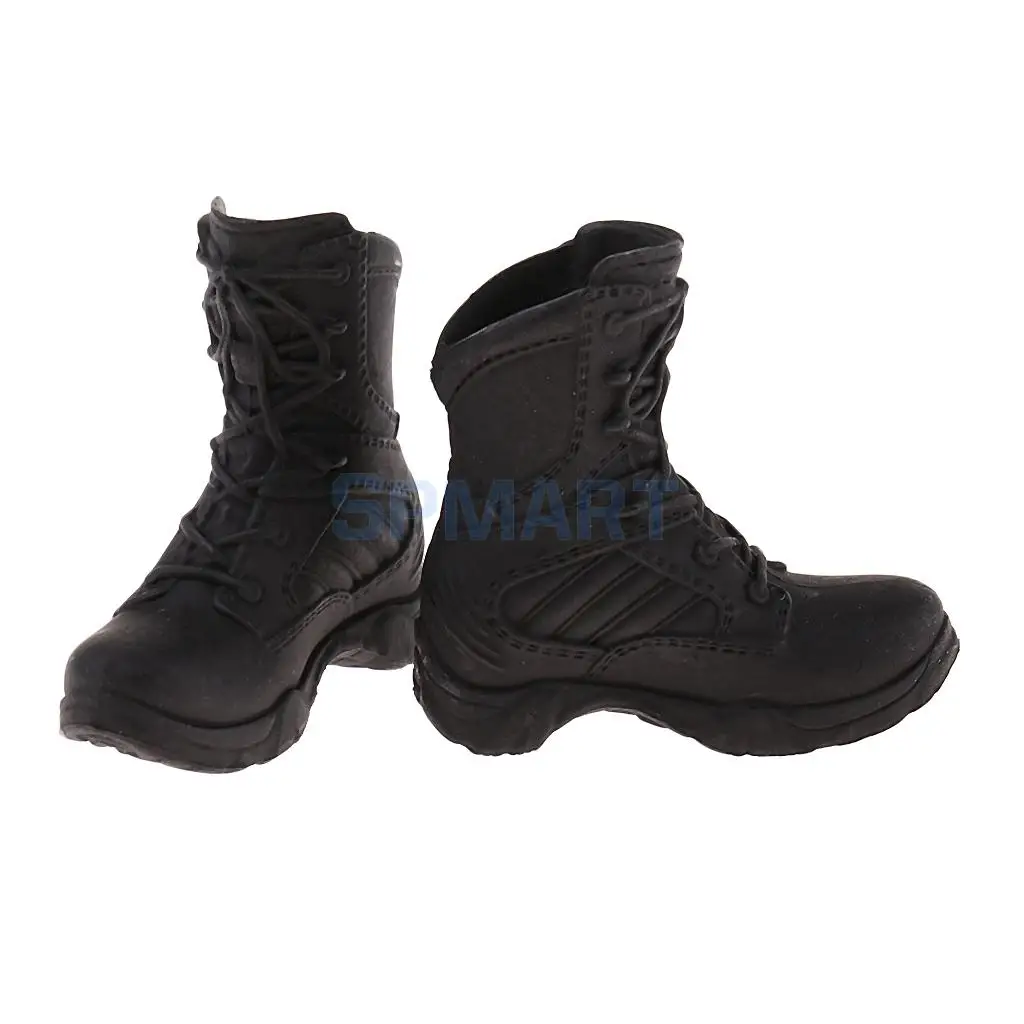 1/6 Scale Policewoman Military Shoes Model Combat Boots Tactical Boots for 12" Female Soldier Body Action Figure Accessories