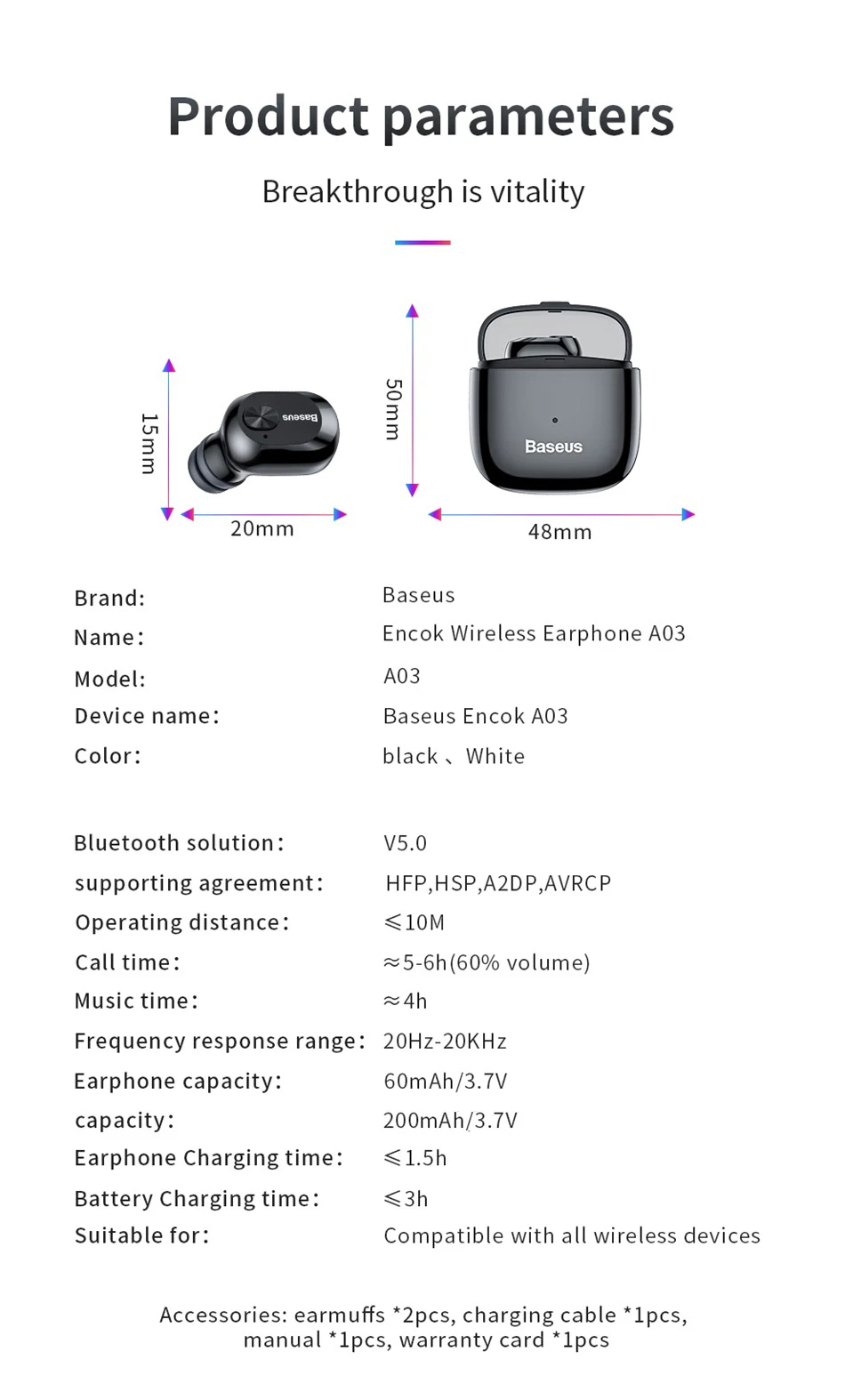 Baseus TWS 5,0 Bluetooth наушники беспроводные наушники настоящие Беспроводные наушники с микрофоном гарнитура-вкладыши для iPhone Xiaomi