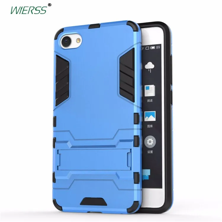 meizu phone case with stones black 3D Shockproof Stand Case for Meizu m6 note Combo Armor CASE Case Cover meizu phone case with stones craft